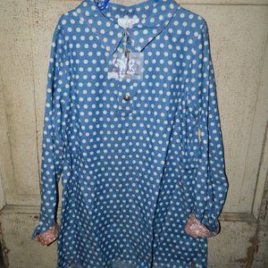Matilda 435 Jane From the Heart Tunic Polka Dot NEW! (J-3)